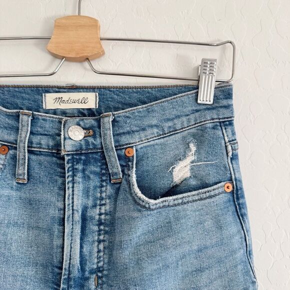 Madewell The Perfect Vintage Jean in Denman Wash Size 24 Distressed EUC NC328 - Picture 6 of 15